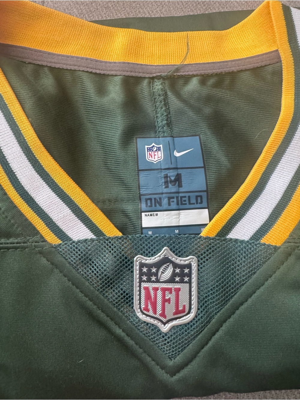 Green #12 Rodgers Football Jersey